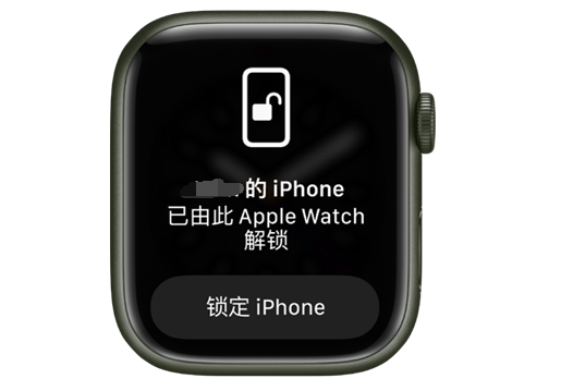 秀山苹果手机维修分享用 AppleWatch 解锁配备面容 ID 的 iPhone方法 