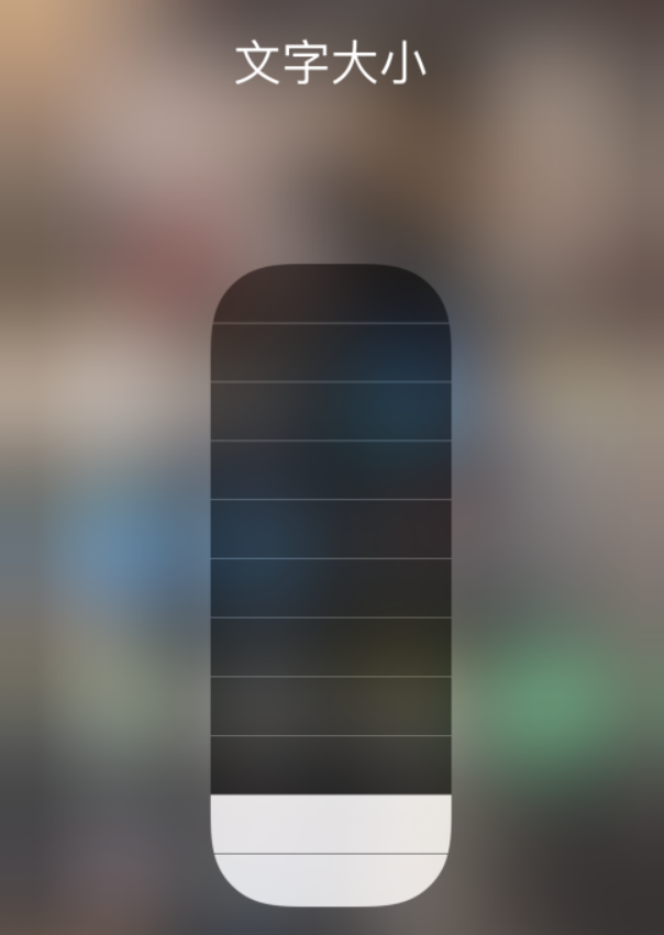 秀山苹果手机维修分享小技巧：在 iPhone 控制中心快速调节字体大小 